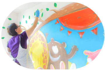 ささきあゆみ制作風景